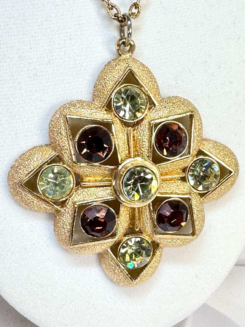 Vintage 1975 Sarah Coventry "StarBurst" Pendant Necklace